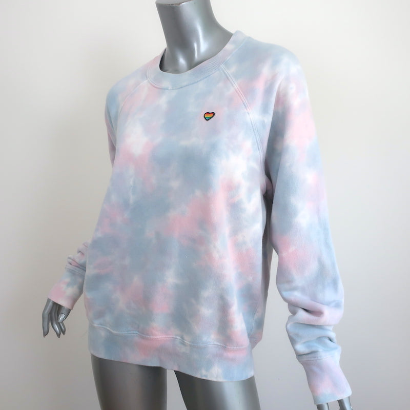 Spiritual Gangster Happiness Tie Dye Sweatshirt Size Large Crewneck Pullover