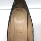 Christian Louboutin Simple 85 Pumps Black Patent Leather Size 38.5
