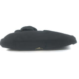 Prada Raso Rosette Clutch Black Satin