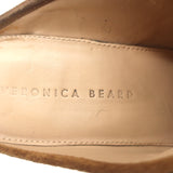 Veronica Beard Dacey Platform Clogs Brown Suede Size 10 Heeled Mules