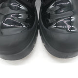 Roger Vivier Viv Desert Buckled Sneakers Black Patent Leather Size 38