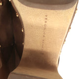 Veronica Beard Dacey Platform Clogs Brown Suede Size 10 Heeled Mules