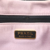 Prada Raso Rosette Clutch Black Satin