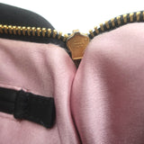 Prada Raso Rosette Clutch Black Satin