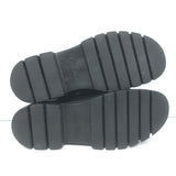 Roger Vivier Viv Desert Buckled Sneakers Black Patent Leather Size 38