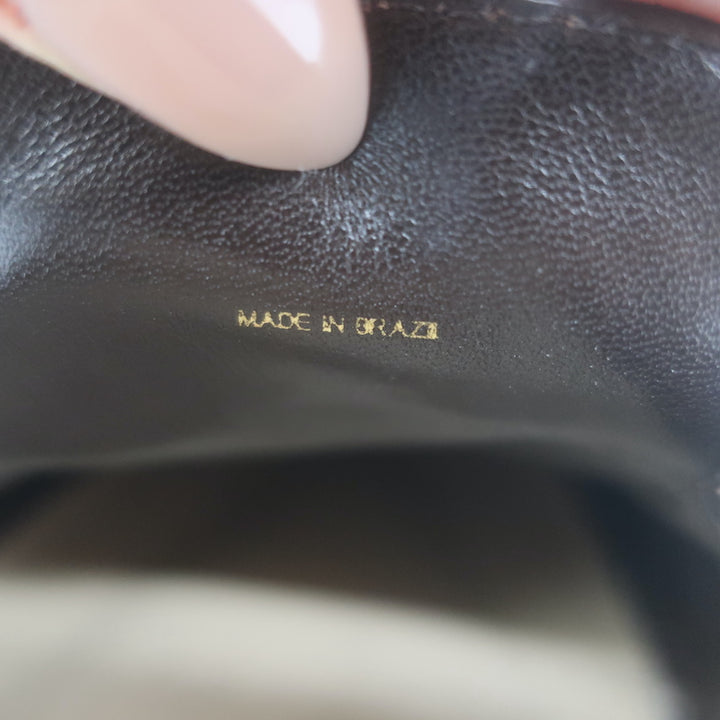 Alexandre Birman Vicky Loafers Dark Brown Leather Size 38.5