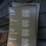 Maje Roxou Cutout Ribbed Knit Midi Dress Black Size 36