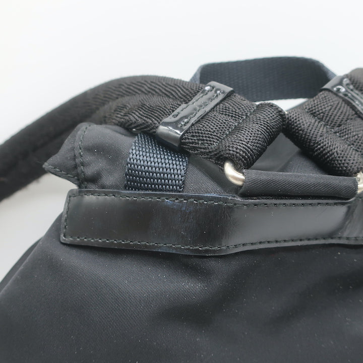 Prada Tessuto Nylon Small Backpack Black