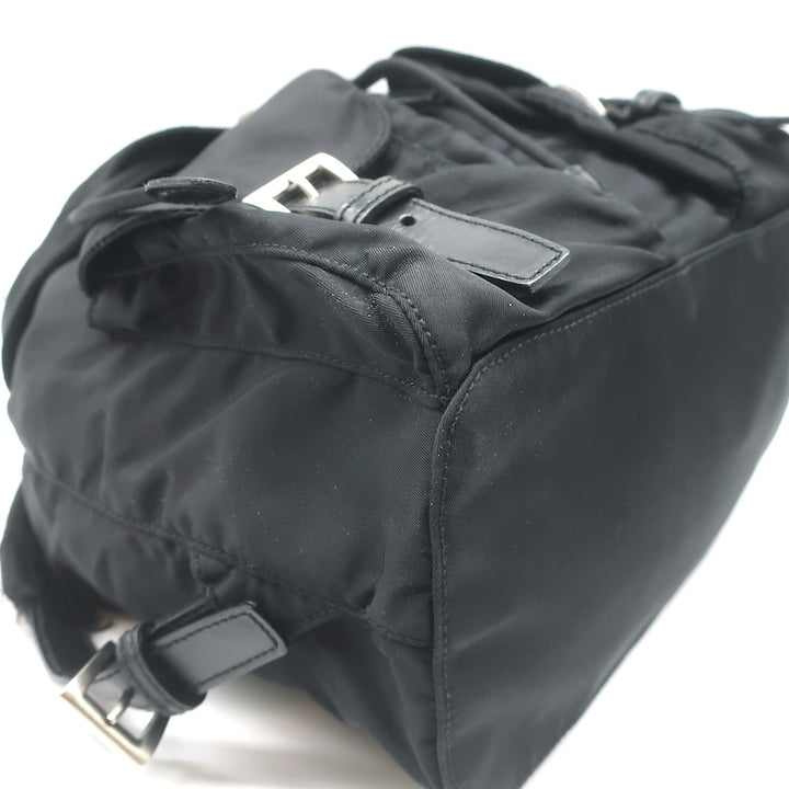 Prada Tessuto Nylon Small Backpack Black