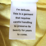 Natacha & Vanessa Thalie Tie-Waist Cutout Maxi Dress Yellow Size Small/Medium
