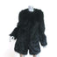 Halston Heritage Faux Fur Coat Black Size 6