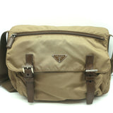 Prada Nylon Vela Messenger Bag Army Green