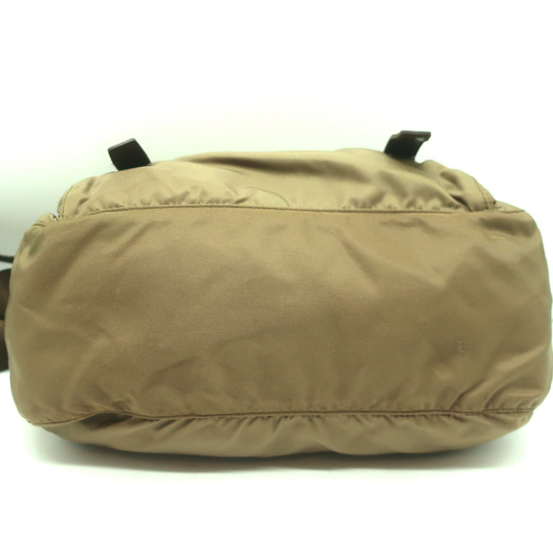 Prada Nylon Vela Messenger Bag Army Green