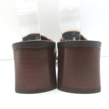 Tod's Kate Low-Heel Sandals Black Leather Size 38 Open Toe Mules NEW