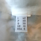 Philosophy di Alberta Ferretti Tank Top Blue Floral Print Gingham Size US 6