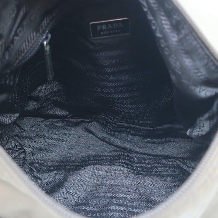Prada Nylon Vela Messenger Bag Army Green