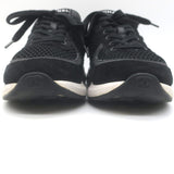 Chanel 22P CC Low Top Sneakers Black Mesh & Suede Size 37