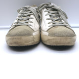 Golden Goose Superstar Zebra & Leopard Print Sneakers White Leather Size 39