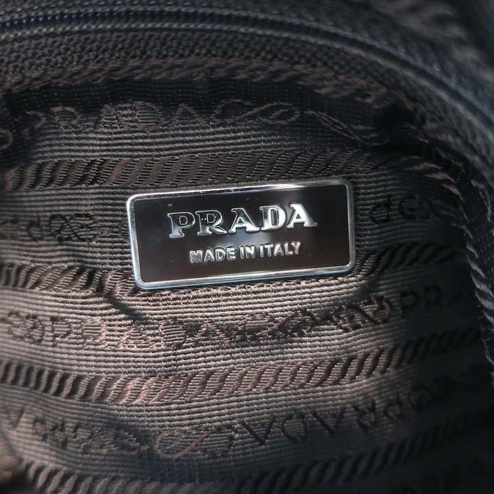 Prada Nylon Vela Messenger Bag Army Green