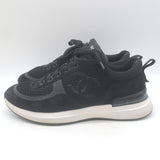 Chanel 22P CC Low Top Sneakers Black Mesh & Suede Size 37