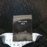 Barneys New York Fair Isle Cardigan Black Wool-Cashmere Size Medium