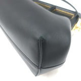 Fendi First Small Crossbody Bag Black Leather Clutch
