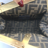 Fendi First Small Crossbody Bag Black Leather Clutch