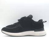 Chanel 22P CC Low Top Sneakers Black Mesh & Suede Size 37