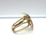 Oscar de la Renta Flower Cuff Bracelet Gold-Plated