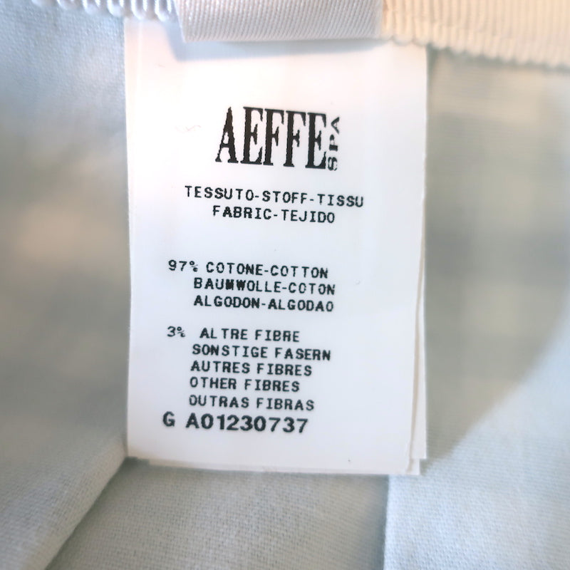 Philosophy di Alberta Ferretti Pleated Skirt Blue Floral Print Gingham Size US 2