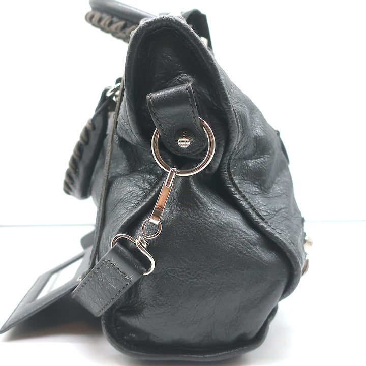 Balenciaga Giant 12 City Bag Dark Gray Leather Medium Tote