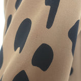 L'Agence Cameron Leopard Print Belted Maxi Shirtdress Camel/Black Size Small