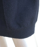 Stella McCartney Eagle Jacquard Crewneck Sweater Navy Virgin Wool Size 36