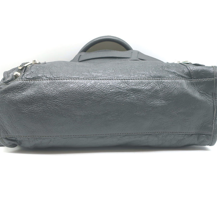 Balenciaga Giant 12 City Bag Dark Gray Leather Medium Tote