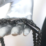 Valentino Small Roman Stud The Handle Bag Black Leather Chain Strap Crossbody