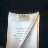 Stella McCartney Eagle Jacquard Crewneck Sweater Navy Virgin Wool Size 36