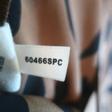 L'Agence Cameron Leopard Print Belted Maxi Shirtdress Camel/Black Size Small