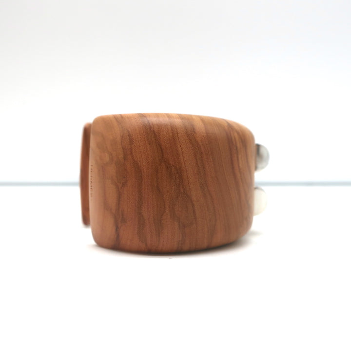 Hermes Medor Wood Wide Cuff Bracelet Size Small