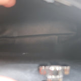 Valentino Small Roman Stud The Handle Bag Black Leather Chain Strap Crossbody