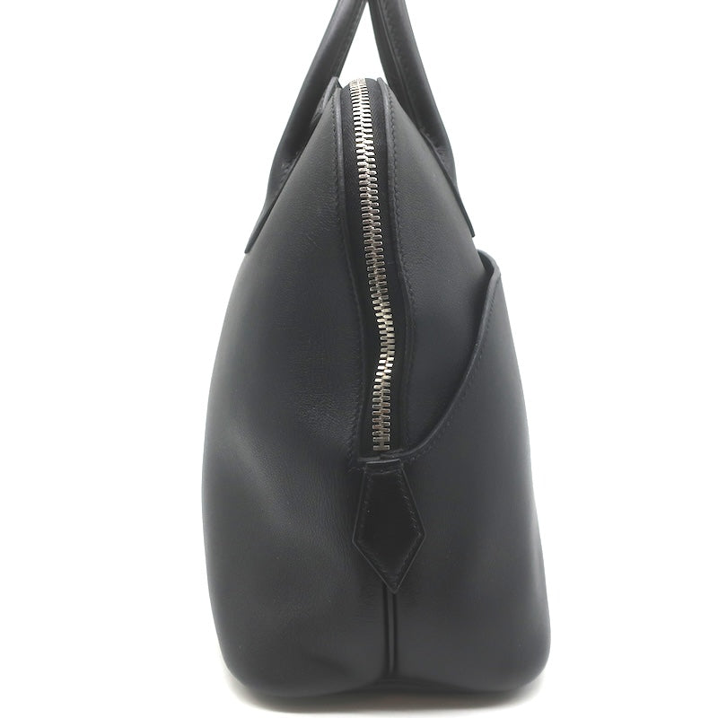 Hermes 2006 Bolide Web 1923 Bag Black Swift Leather Palladium Hardware