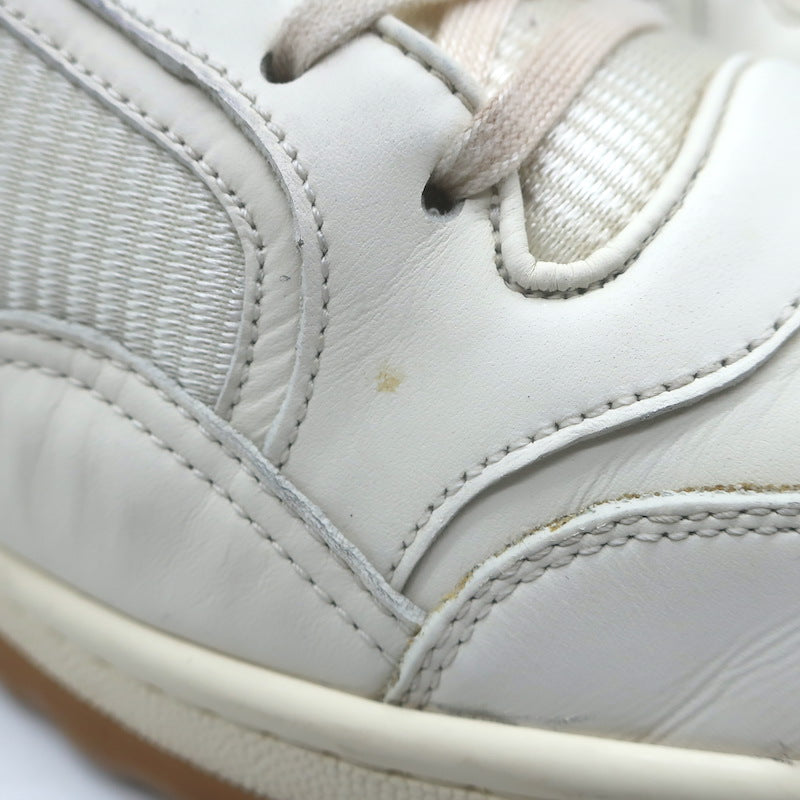 Gucci MAC80 GG Low Top Sneakers Ecru Leather Size 9