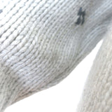 Bogner Sinta Cashmere Fair Isle Intarsia Turtleneck Sweater Light Gray Size 40