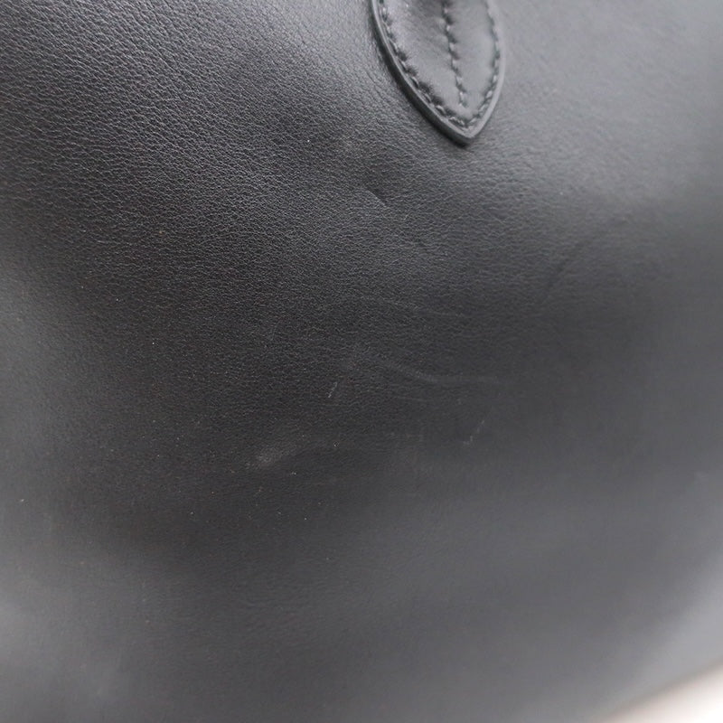 Hermes 2006 Bolide Web 1923 Bag Black Swift Leather Palladium Hardware
