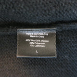 Jenni Kayne Everyday Crewneck Sweater Black Wool-Cashmere Size Large