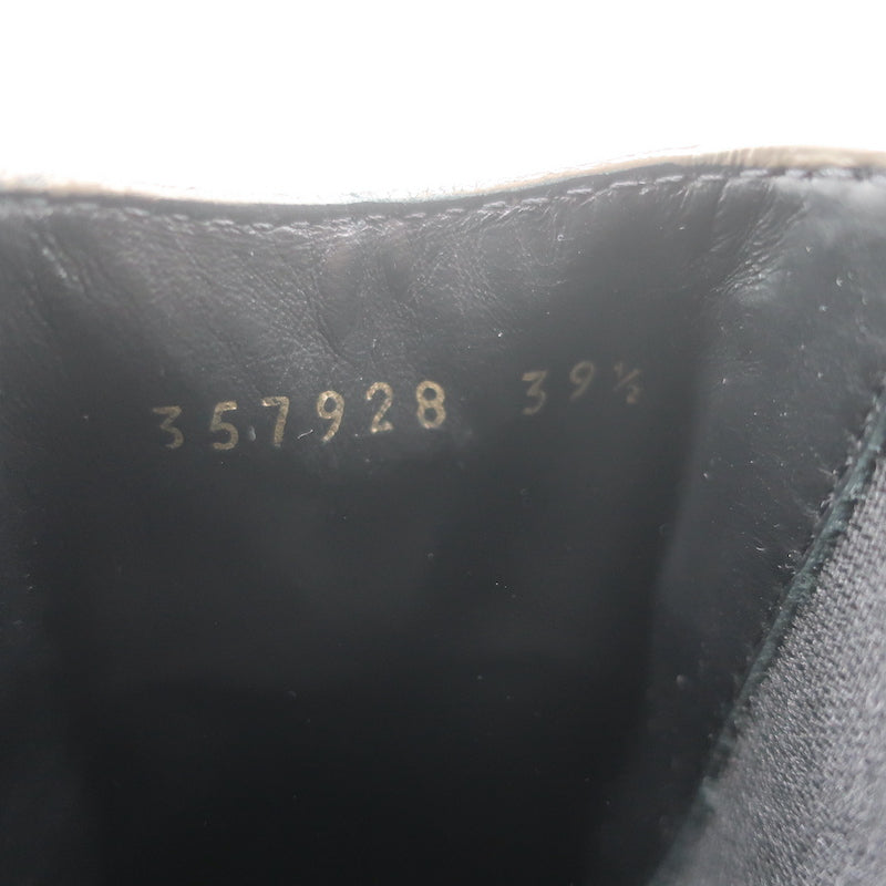Balenciaga Wingtip Chelsea Boots Gray Suede Size 39.5 Flat Ankle Boots