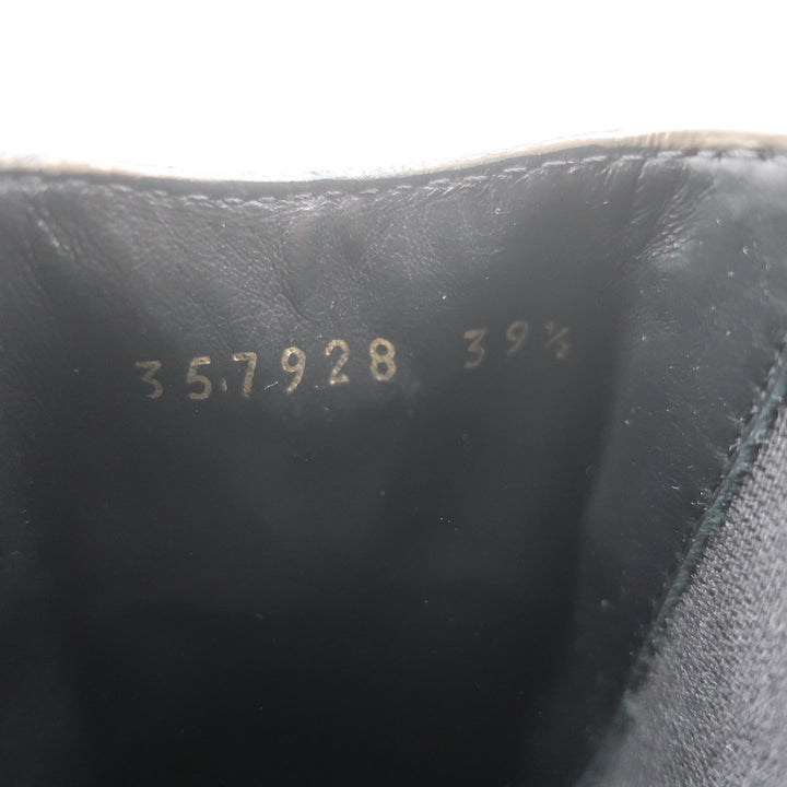 Balenciaga Wingtip Chelsea Boots Gray Suede Size 39.5 Flat Ankle Boots