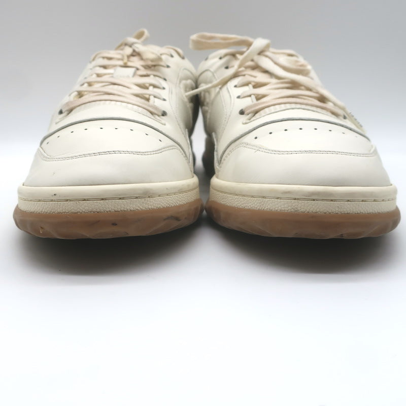 Gucci MAC80 GG Low Top Sneakers Ecru Leather Size 9