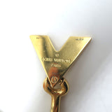 Louis Vuitton Essential V Chain Link Bracelet Gold & Silver Plated Brass
