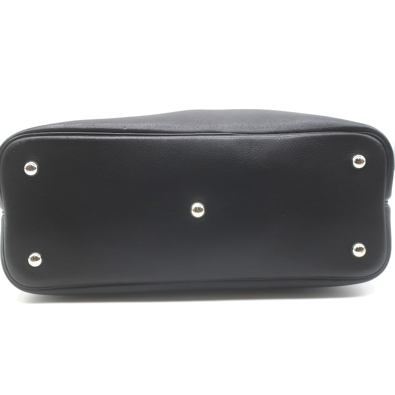 Hermes 2006 Bolide Web 1923 Bag Black Swift Leather Palladium Hardware