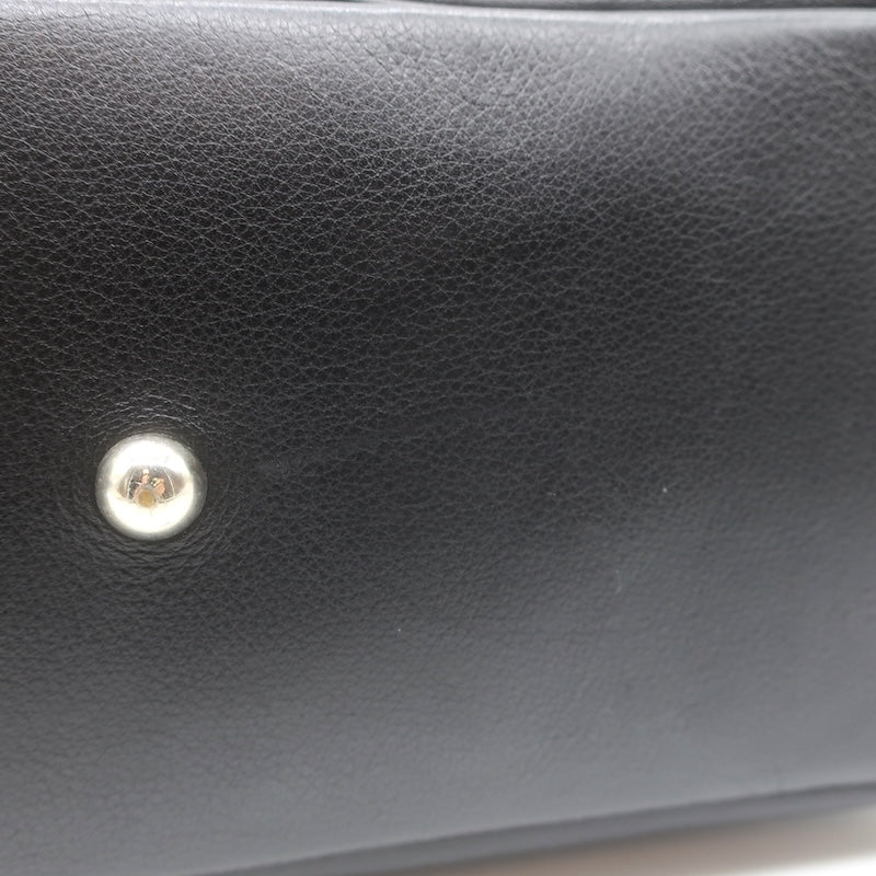 Hermes 2006 Bolide Web 1923 Bag Black Swift Leather Palladium Hardware